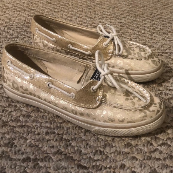 Sperry sparkle cheetah boat shoe - Picture 1 of 11